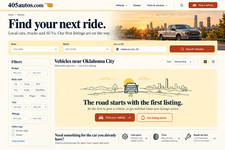 Find your next ride in Oklahoma