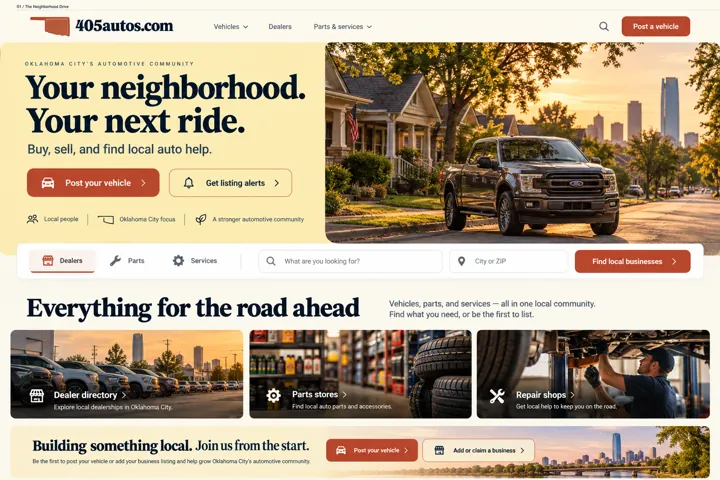 The neighborhood drive