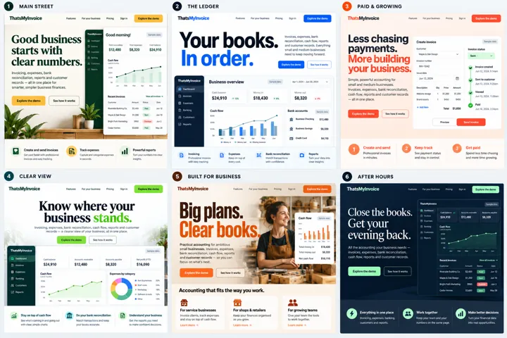 Six polished concepts for small-business accounting