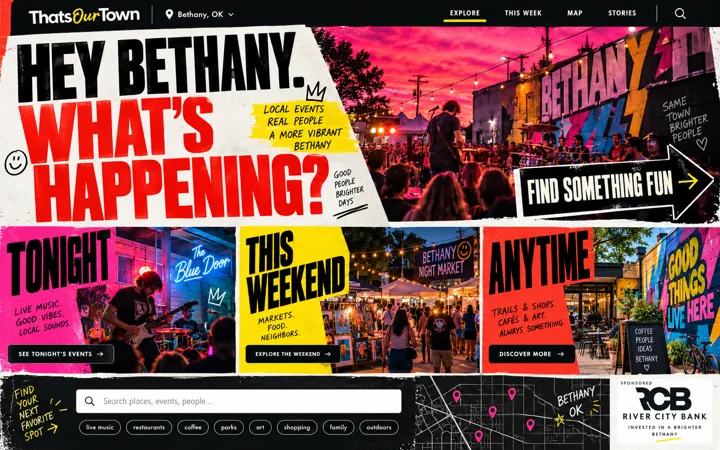 Bethany’s Bold Neighborhood Poster Wall